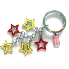 2014 Promotion Star Shape Metal Key Chain/Key Ring (XS-K500)